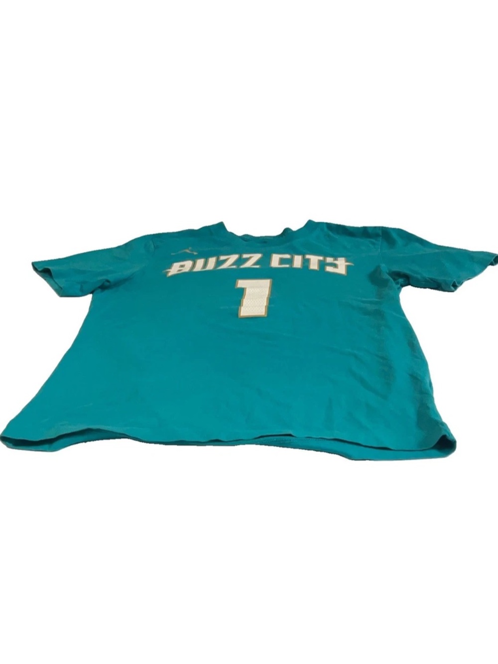 Lamelo Ball Charlotte Hornets #1 Mint City Edition Men's S Jordan Jersey T-Shirt